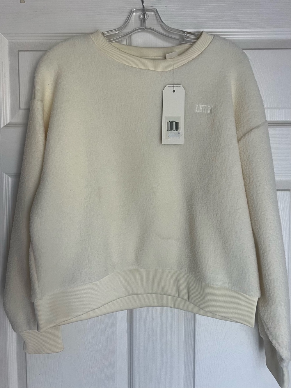 Levi's Cream Cozy Crewneck Sweatshirt - NWT